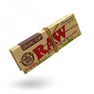 RAW Paper - Organic 1 1/4 with Tips (50 papers and tips per booklet)
