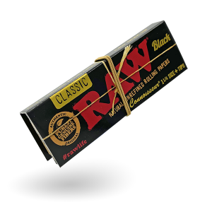 RAW Paper - Black Connoisseur 1 1/4 and Tips (50)
