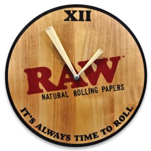 RAW wooden clock 30cm
