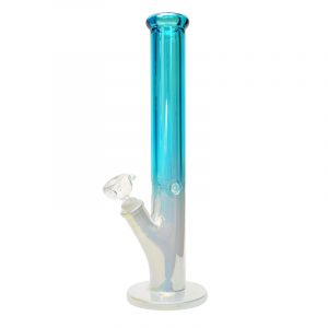 Holographic Rainbow Extra Thick 9mm Straight Bong 16" / 40.5cm