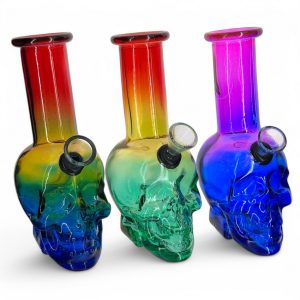 Mini Skull Travel Bong [5.7" / 14.5cm]
