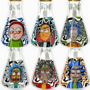 Rick and Morty Wave Medium Beaker [10" / 26cm] - Assorted
